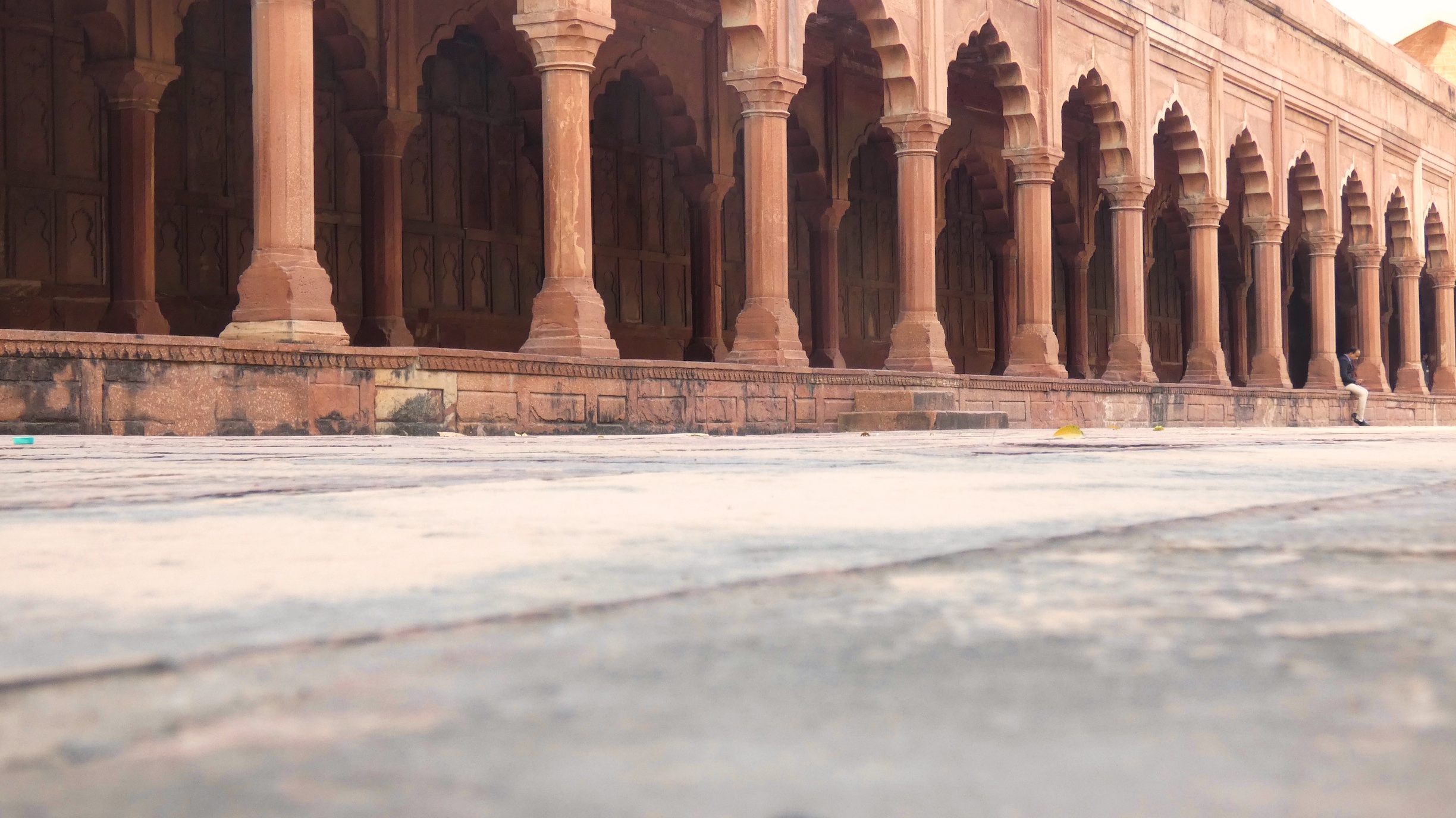 Taj Mahal pillars